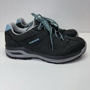Lowa Locarno GTX Gore-Tex Women's Green/Gray Hiking Shoes Trail Walking Size 8.5